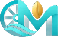 MillOS mark: an M with a gold seed above it